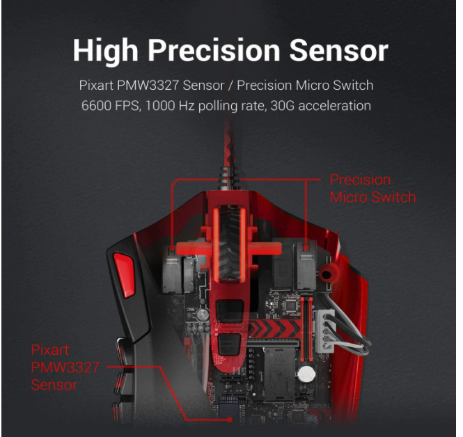 Redragon-M901-sensor